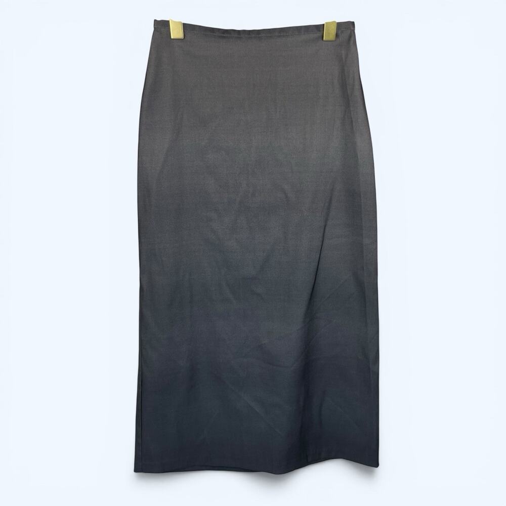 Old Navy Stretch Metallic Gray Pencil Skirt Women's Size 1